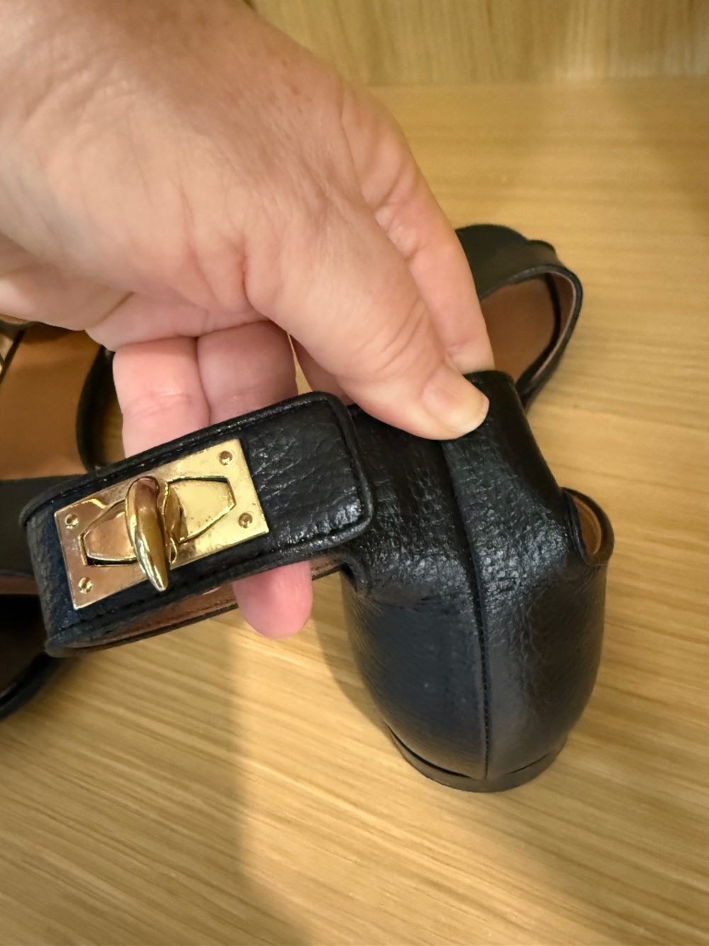 Vintage Givenchy flat sandals